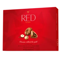 RED Praliny Mleczna Czekolada z nadzieniem Orzechowym 132 g