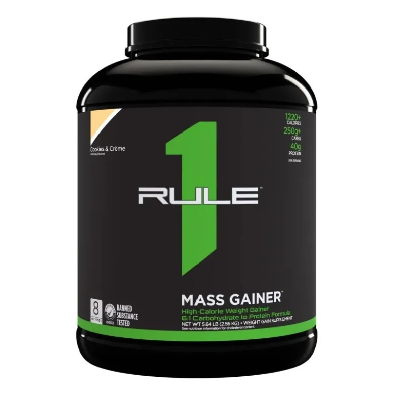 RULE R1 Mass Gainer 2560-2620 g - Smaki czekoladowe