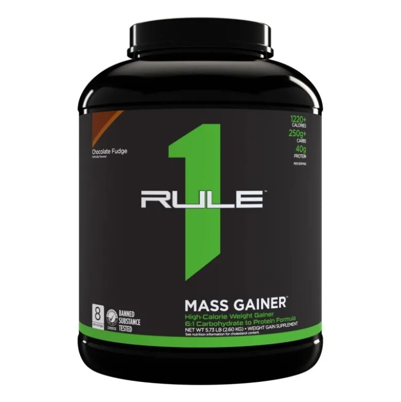 RULE R1 Mass Gainer 2560-2620 g - Smaki czekoladowe