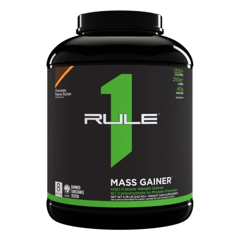 RULE R1 Mass Gainer 2560-2620 g - Smaki czekoladowe