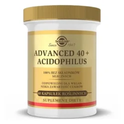 SOLGAR Advanced 40+ Acidophilus 60 veg caps.