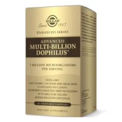 SOLGAR Advanced Multi-Billion Dophillus 60 veg caps.