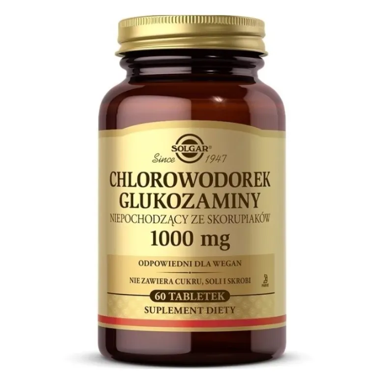 SOLGAR Chlorowodorek glukozaminy 1000 mg 60 tabs.