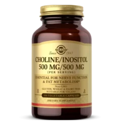SOLGAR Choline / Inositol 100 veg caps.