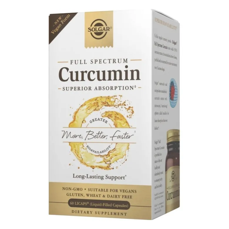 SOLGAR Curcumin Full Spectrum 60 caps.