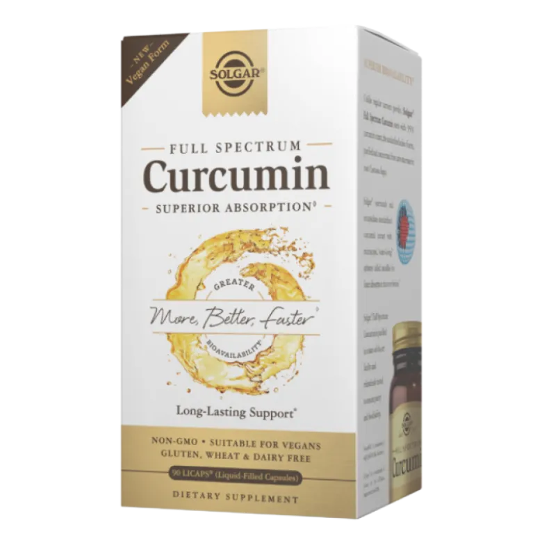 SOLGAR Curcumin Full Spectrum 90 caps.