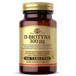 SOLGAR D-Biotyna 300 ug 100 tabs.