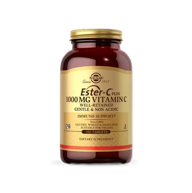 SOLGAR Ester-C Plus 1000 mg Witaminy C 180 tabs.