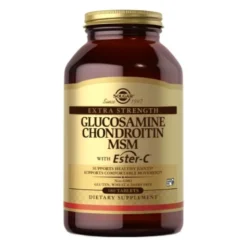 SOLGAR Extra Strength Glucosamine, Chondroitin, MSM 180 tabs.