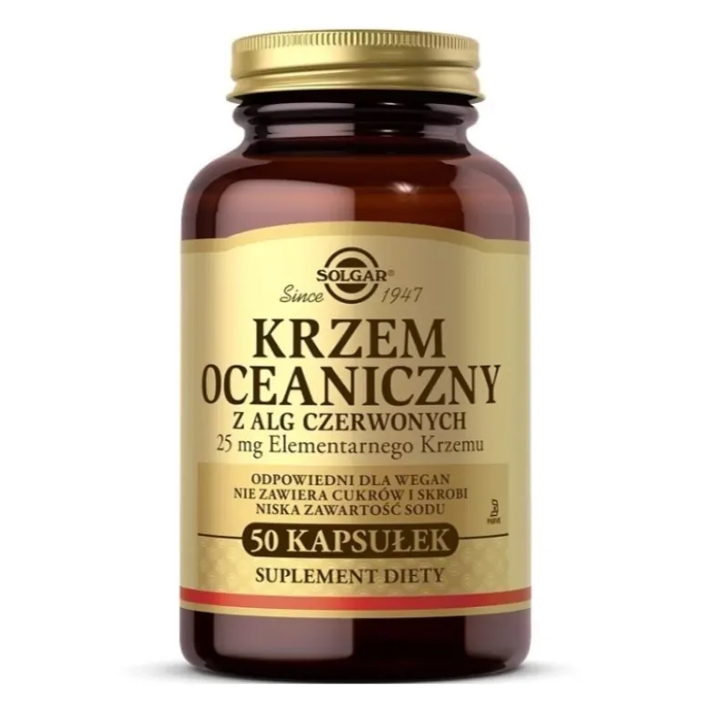 SOLGAR Krzem oceaniczny 25 mg 50 veg caps.