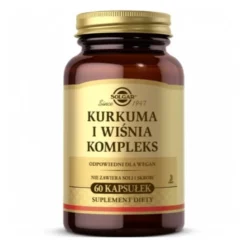 SOLGAR Kurkuma i Wiśnia Kompleks 60 caps.
