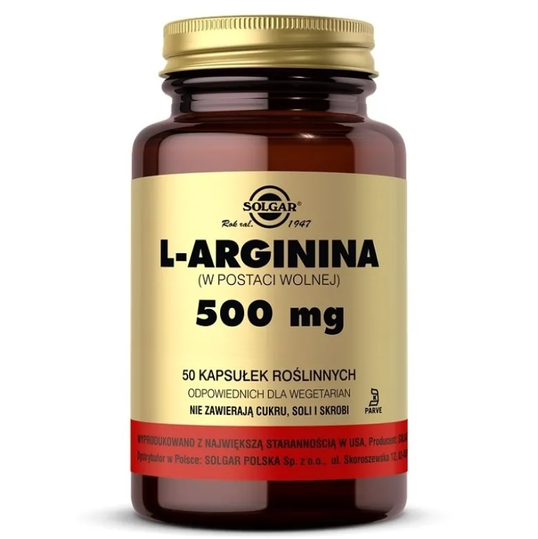 SOLGAR L-Arginina 500 mg 50 caps.