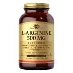 SOLGAR L-Arginine 500 mg 250 veg caps.
