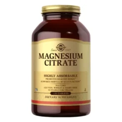 SOLGAR Magnesium Citrate 120 tabs.