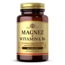 SOLGAR Magnez z witaminą B6 100 tabs.