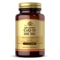 SOLGAR Megasorb CoQ10 100 mg 60 softgels.