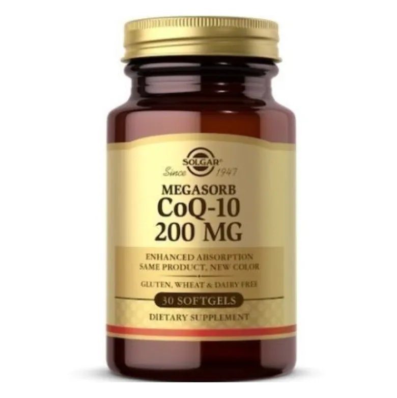 SOLGAR Megasorb CoQ10 200 mg 30 softgels