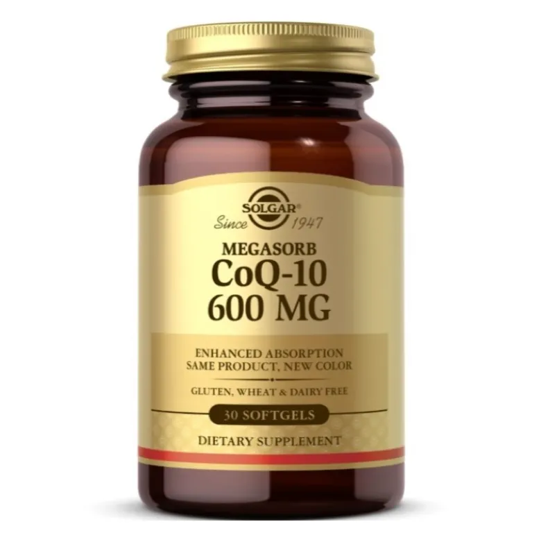 SOLGAR Megasorb CoQ10 600 mg 30 softgels.