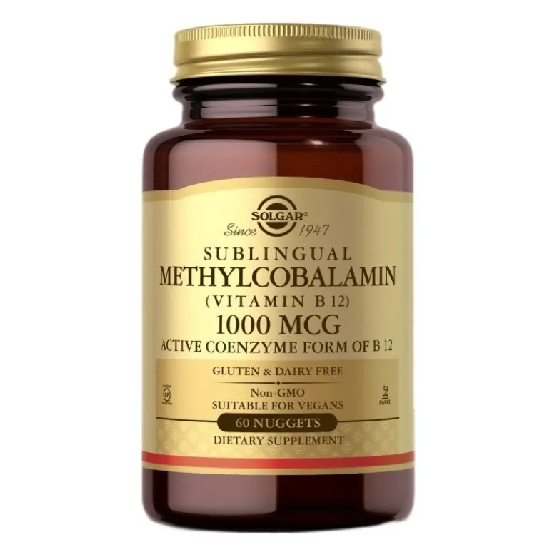 SOLGAR Metylokobalamina B12 1000 mcg 60 tabs.