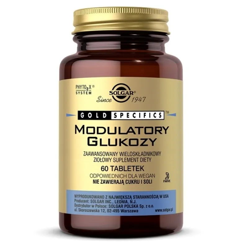 SOLGAR Modulatory Glukozy 60 tabs.