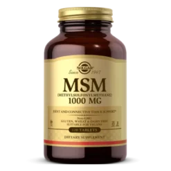 SOLGAR MSM 1000 mg 120 tabs.