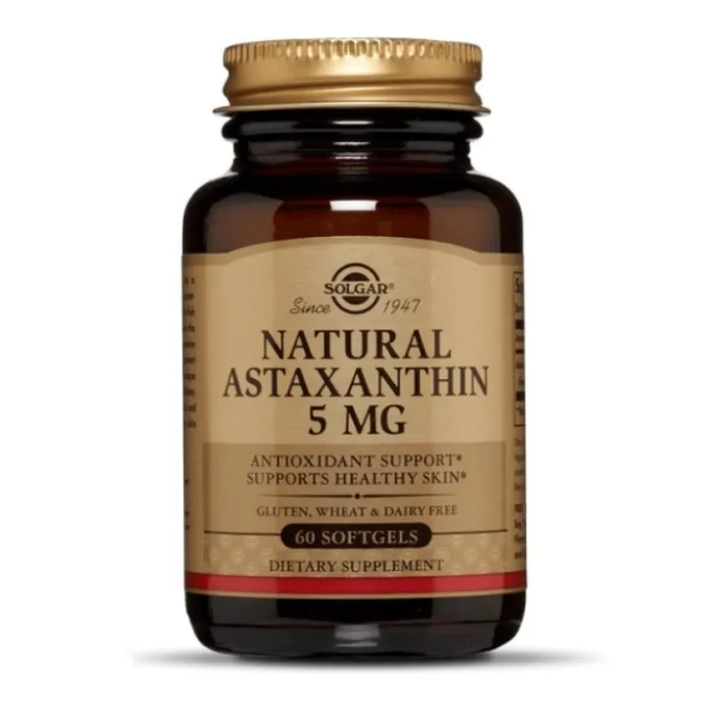 SOLGAR Naturalna Astaksantyna 5 mg 60 softgels