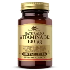 SOLGAR Naturalna witamina B12 100 μg 100 tabs.