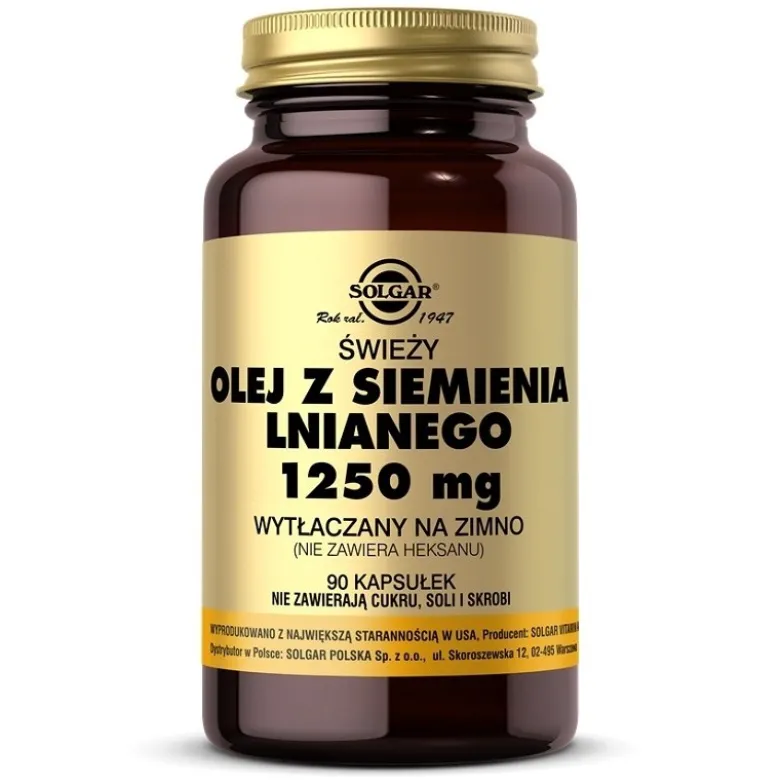 SOLGAR Olej z siemienia lnianego 90 caps.