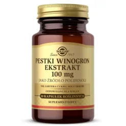 SOLGAR Pestki Winogron Ekstrakt 100 mg 30 caps.