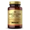 SOLGAR Resveratrol 250 mg with Red Wine Extract 30 caps.
