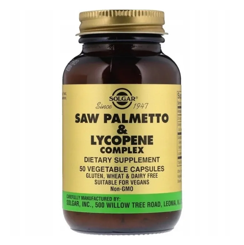 SOLGAR Saw Palmetto Likopen 50 veg caps.