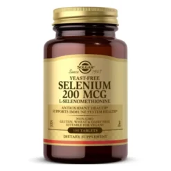 SOLGAR Selenium (Yeast Free) 200 mcg 100 tabs.