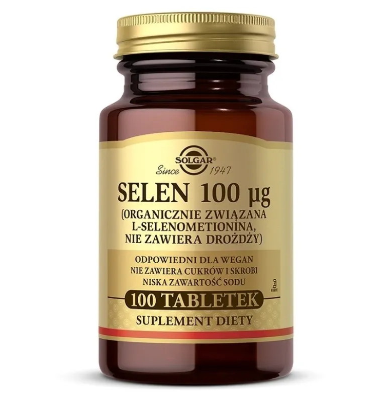 SOLGAR Selen 100 mcg 100 tabs.