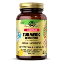 SOLGAR Turmeric Root Extract 60 caps.
