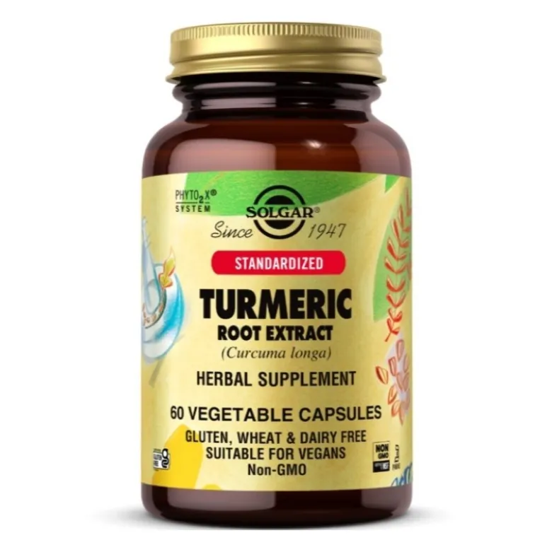SOLGAR Turmeric Root Extract 60 caps.