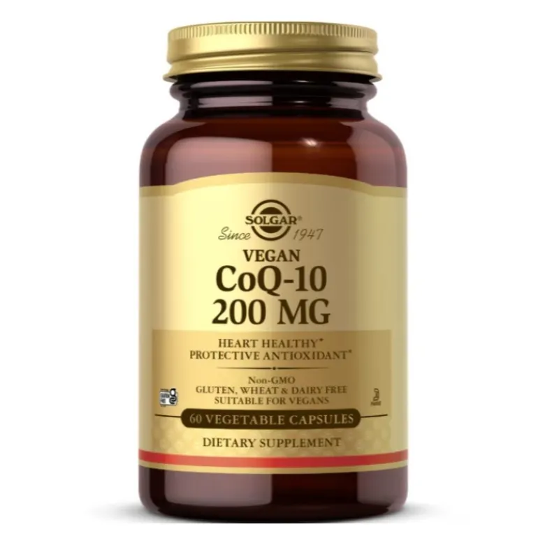 SOLGAR Vegan CoQ-10 200 mg 60 veg caps.