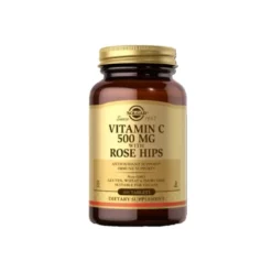 SOLGAR Vitamin C 500 mg With Rose Hips 250 tabs.