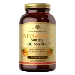 SOLGAR Witamina C 500 mg 90 tabs. POMARAŃCZA