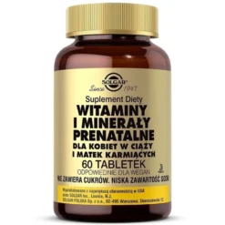 SOLGAR Witaminy Minerały Prenatalne 60 tabs.