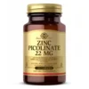 SOLGAR Zinc Picolinate 22 mg 100 tabs.