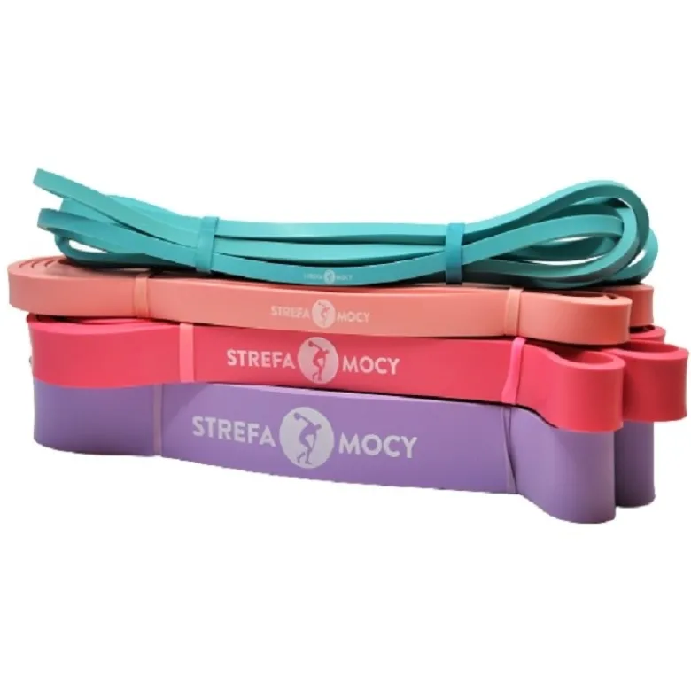 STREFA MOCY Powerband Zestaw 4 Gum Oporowych