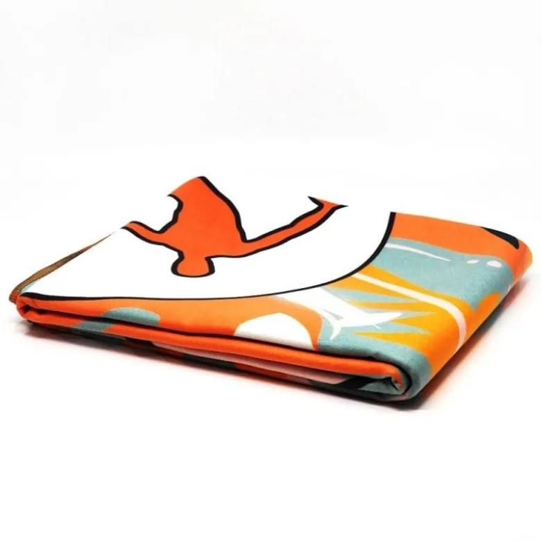 STREFA MOCY Ręcznik Pomarańczowy Palmy