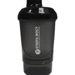 STREFA MOCY Shaker 300+150 ml Czarny