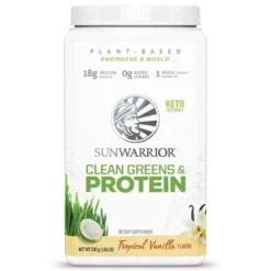 SUNWARRIOR Clean Greens Protein 750 g Tropikalna Wanillia