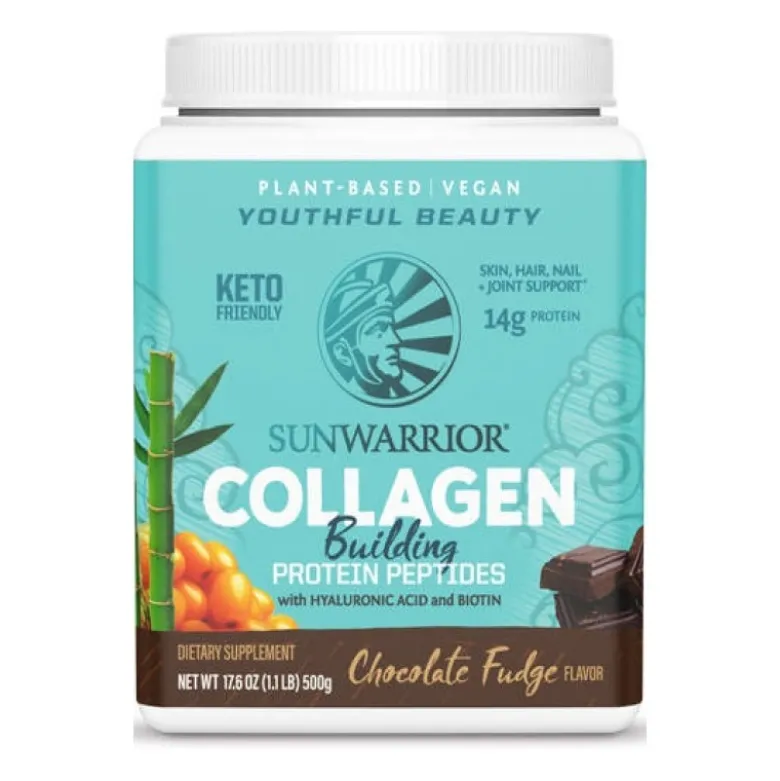 SUNWARRIOR Collagen Building Peptides 500 g Czekoladowa Krówka