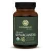 SUNWARRIOR Organic Ashwagandha 30 veg caps.