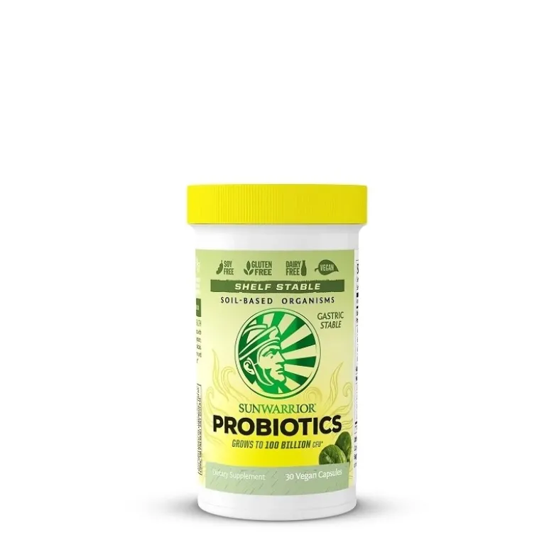 SUNWARRIOR Probiotics 30 veg caps.
