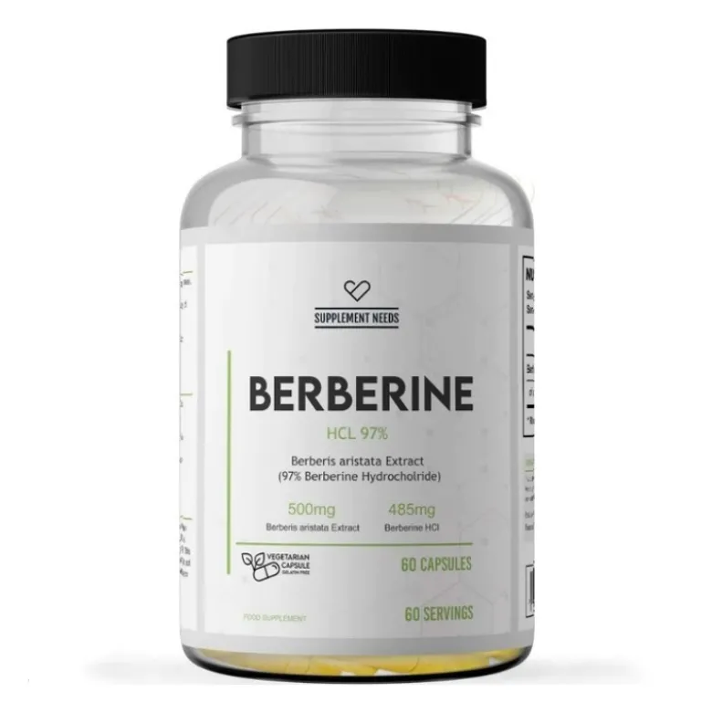 SUPPLEMENT NEEDS Berberine HCL 60 caps.