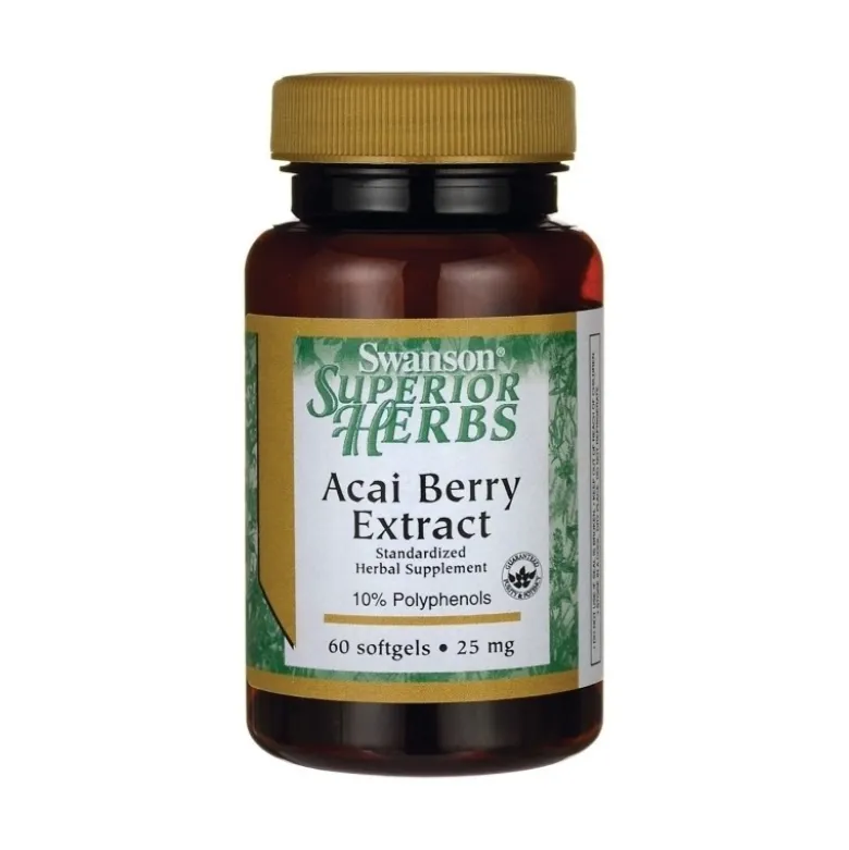 SWANSON Acai Berry Extract 25 mg 60 caps.