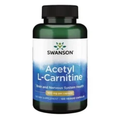 SWANSON Acetyl L-Karnityna 500 mg 100 caps.